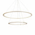 Matteo Lighting Victoria 2 Light Pendants in Gold Model: C66164BG