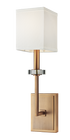 Matteo Lighting Wall Sconce Collections 1 Light Wall Sconce in Combination Finishes Model: W52201AG