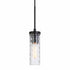 Matteo Lighting Weaver 1 Light Pendants in Black Model: C32101BK