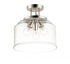 Maxim Acadia Semi Flush Mount in Heritage Finish Model: 12271CDHR