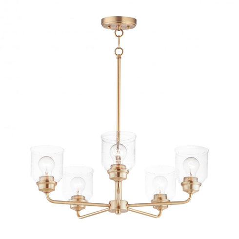 Maxim Acadia Single Tier Chandelier in Heritage Finish Model: 12266CDHR