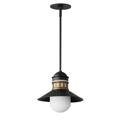Maxim Admiralty Outdoor Pendant in Black Finish Model: 35121SWBK