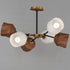 Maxim Akimbo Multi Light Pendant in Dark Bronze/Antique Brass Finish Model: 28276DBZAB
