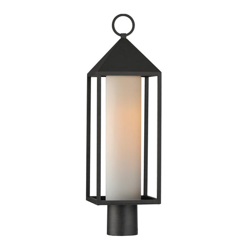 Maxim Aldous Outdoor Pol Post Mount in Black Finish Model: 30070SWBK