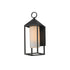 Maxim Aldous Outdoor Wall Mount in Black Finish Model: 30072SWBK