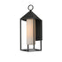 Maxim Aldous Outdoor Wall Mount in Black Finish Model: 30073SWBK