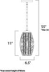 Maxim Arabesque Mini Pendant in Oil Rubbed Bronze Finish Model: 24153CGOI