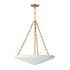 Maxim Artemis Entry Foyer Pendant in Natural Aged Brass Finish Model: 22456WTNAB