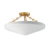 Maxim Artemis Invert Bowl Pendant in Natural Aged Brass Finish Model: 22450WTNAB