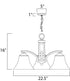 Maxim Aurora Down Light Chandelier in Satin Nickel Finish Model: 20094FTSN