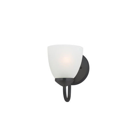 Maxim Axis Wall Sconce in Black Finish Model: 11381FTBK