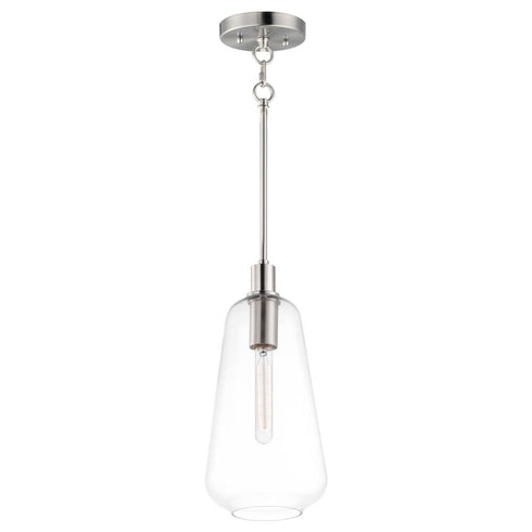Maxim Babylon Single Pendant in Satin Brass Finish Model: 11114CLSBR