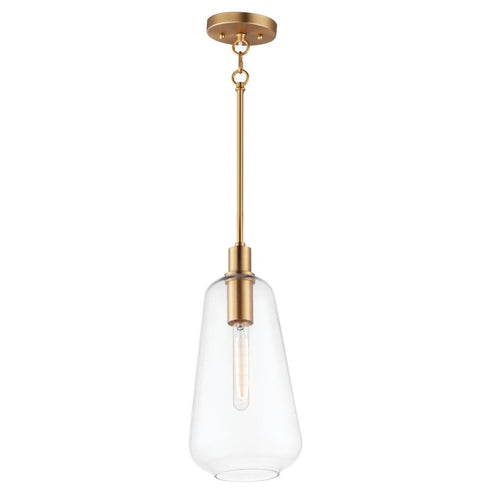 Maxim Babylon Single Pendant in Satin Brass Finish Model: 11114CLSBR