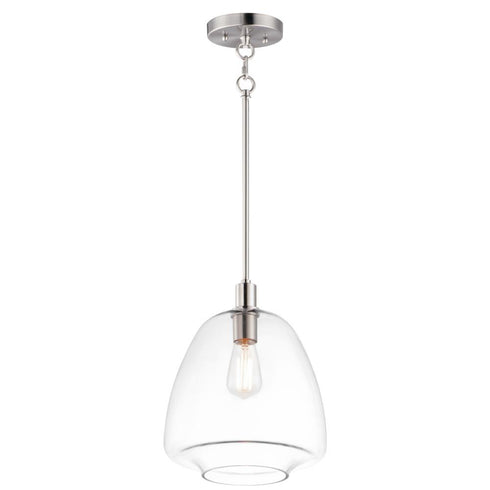 Maxim Babylon Single Pendant in Satin Brass Finish Model: 11116CLSBR