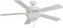 Maxim Basic-Max Basic Max Indoor Ceiling Fan in Matte White Finish Model: 89905MW