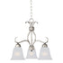 Maxim Basix Mini Chandelier in Satin Nickel Finish Model: 10122FTSN