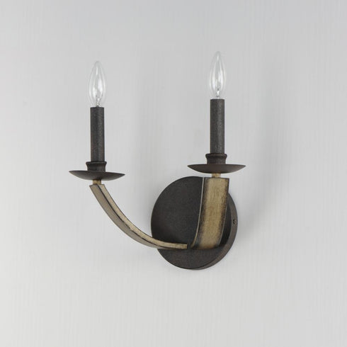 Maxim Basque Wall Sconce in Driftwood/Anthracite Finish Model: 20341DWAR
