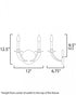 Maxim Basque Wall Sconce in Driftwood/Anthracite Finish Model: 20341DWAR