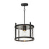 Maxim Belfry Outdoor Flush Mount in Black Finish Model: 30061CLBK