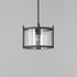 Maxim Belfry Outdoor Flush Mount in Black Finish Model: 30061CLBK