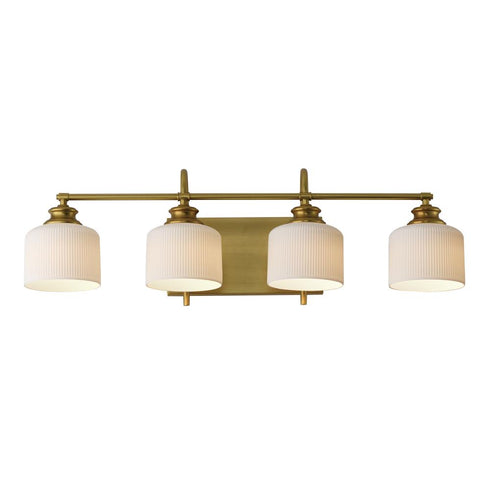 Maxim Bisque Bath Vanity in Natural Aged Brass Finish Model: 21494WTNAB