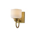Maxim Bisque Wall Sconce in Natural Aged Brass Finish Model: 21491WTNAB