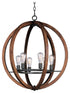 Maxim Bodega Bay Single Tier Chandelier in Anthracite Finish Model: 20918APAR