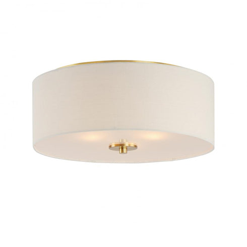 Maxim Bongo Flush Mount in Natural Aged Brass Finish Model: 10010OMNAB