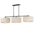 Maxim Bongo Linear Pendant in Natural Aged Brass Finish Model: 10017OMNAB