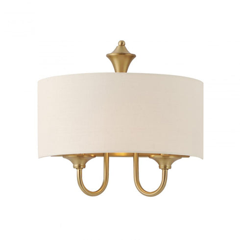 Maxim Bongo Wall Sconce in Natural Aged Brass Finish Model: 10012OMNAB