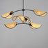 Maxim Bonnet Multi Light Pendant in Black Finish Model: 12636NABK