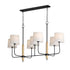 Maxim Bozeman Linear Pendant in Natural Wood Finish Model: 11867OFNWD