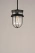 Maxim Breakwater Semi Flush Mount in Black Finish Model: 10268CLBK