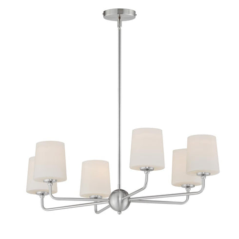 Maxim Bristol Single Tier Chandelier in Satin Brass Finish Model: 12096SWSBR