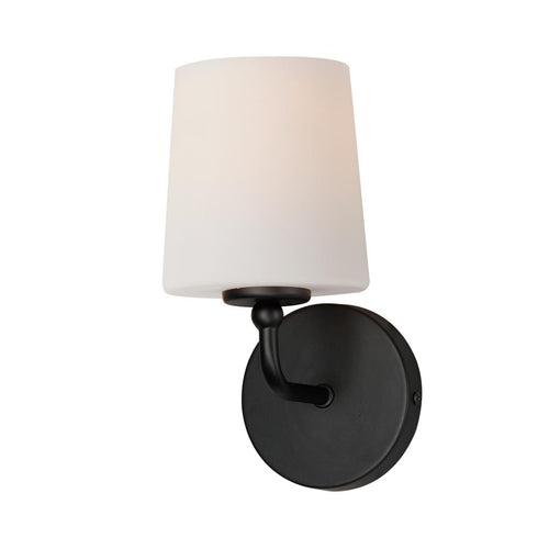 Maxim Bristol Wall Sconce in Black Finish Model: 12091SWBK