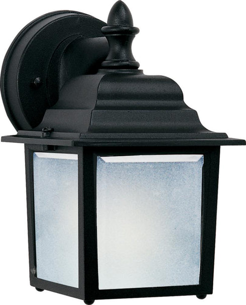 Maxim Builder Cast LED E26 Outdoor Wall Mount in Black Finish Model: 66924BK