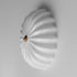 Maxim Bundt Semi Flush Mount in Whit Natural Aged Brass Finish Model: 22650WTNAB
