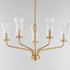 Maxim Camelot Chandelier in Natural Aged Brass Finish Model: 16155CRNAB