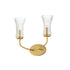 Maxim Camelot Wall Sconce in Natural Aged Brass Finish Model: 16152CRNAB