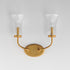 Maxim Camelot Wall Sconce in Natural Aged Brass Finish Model: 16152CRNAB