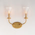 Maxim Camelot Wall Sconce in Natural Aged Brass Finish Model: 16152CRNAB