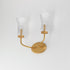 Maxim Camelot Wall Sconce in Natural Aged Brass Finish Model: 16152CRNAB