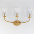 Maxim Camelot Wall Sconce in Natural Aged Brass Finish Model: 16153CRNAB