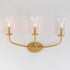Maxim Camelot Wall Sconce in Natural Aged Brass Finish Model: 16153CRNAB