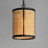 Maxim Cane Single Pendant in Black Finish Model: 14471NABK