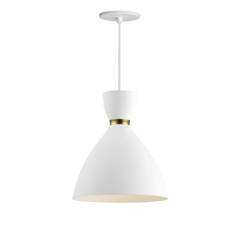 Maxim Carillon Mini Pendant in Black / Satin Brass Finish Model: 11302BKSBR