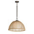 Maxim Cestino Single Pendant in Antique Bronze Finish Model: 22472NAANB