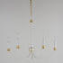 Maxim Charlton Chandelier in Weathered White/Gold Leaf Finish Model: 11375WWTGL