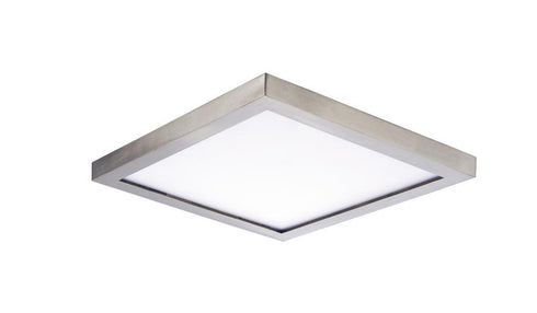 Maxim Chip Flush Mount in Satin Nickel Finish Model: 57695WTSN