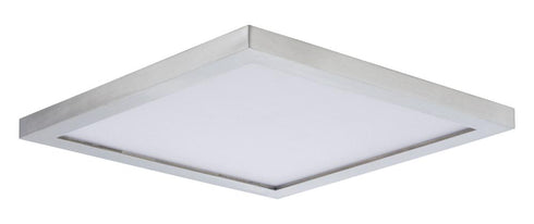 Maxim Chip Flush Mount in Satin Nickel Finish Model: 57697WTSN